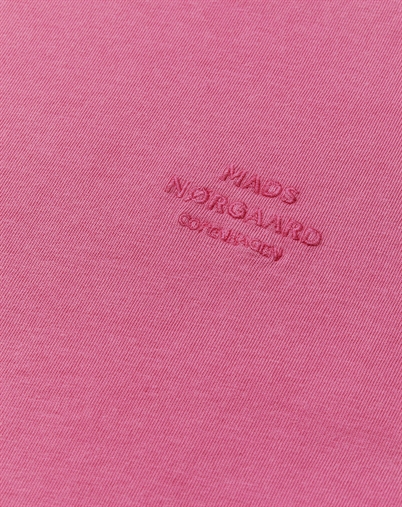 Mads Nørgaard - Cotton Jersey Jerry Tee Langærmet - Carmine Rose